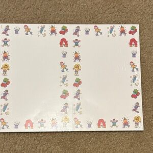 Children's Decorative Designer paper - Colorful Character Border